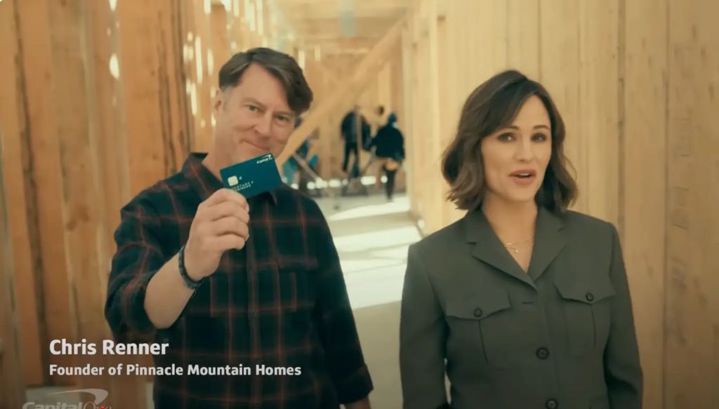 How much did Jennifer Garner get paid for Capital One commercial