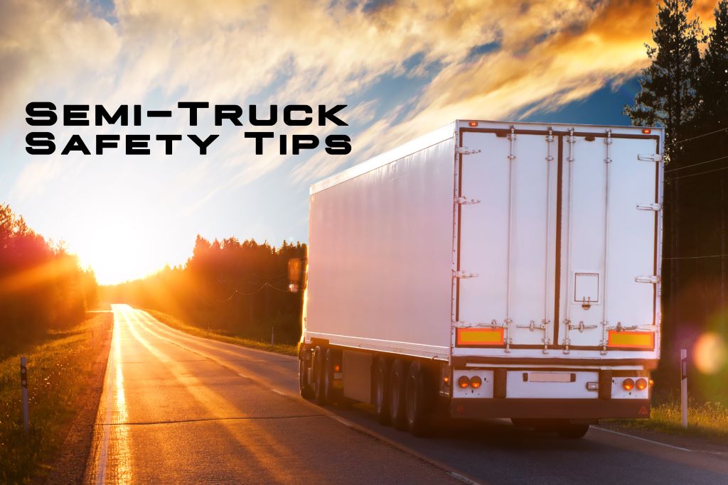 How to drive safely around trucks